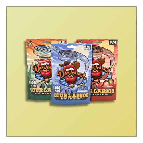 Devour: Sour Lassos 500MG
