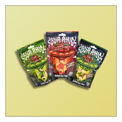 Devour: Sour Rings 500MG